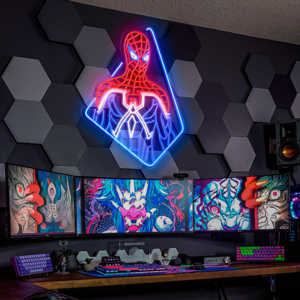 Spiderman Neon Sign